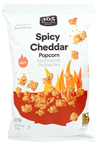 365 By Whole Foods Market Spicy Cheddar Popcorn, 6 Ounce #TOP8