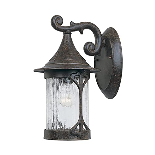 Designers Fountain 20911-CHN Canyon Lake Wall Lantern, Chestnut