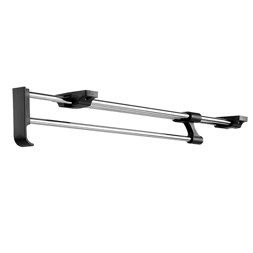 corner wardrobe， Clothes Rail Adjustable,Retractable Closet Rod,Wardrobe Hanger Space Saving(450mm/18inch)