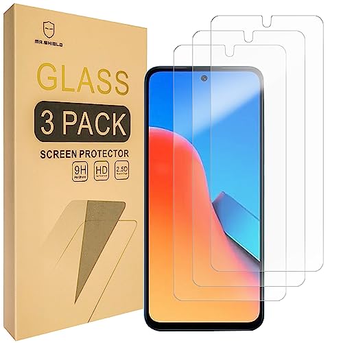 Mr.Shield [3-Pack] Screen Protector For Xiaomi (Redmi 12 4G/5G) [Tempered Glass] [Japan Glass with 9H Hardness] Screen Protector
