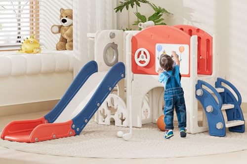 67i Indoor Toddler Slide with Drawing Board