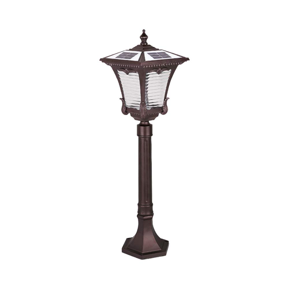 Solarna Lampa Trawnikowa Zewnętrzna Wodoodporna Ip55 Lampa Ogrodowa Złota Aluminiowa Trawa Antykorozyjna Kolumna Słup Lampy Zewnętrzny Słupek Latarnia Dekoracja