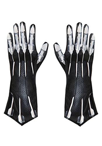 Jazwares Marvel Boys Black Panther Gloves, Kids Superhero Halloween Costume Gloves, Child - Officially Licensed Standard