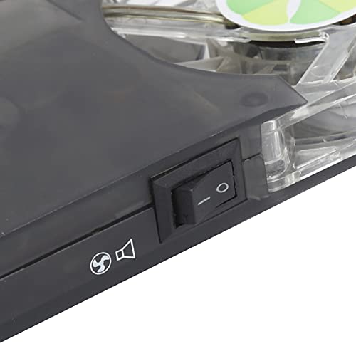 Base de enfriamiento portátil con 2 ventiladores LED miniatura 3
