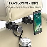 Marque: Shot Case Shot Case - Supports Voiture Appuie Tête x2 pour Sony Xperia XA Smartphone Tablette Magnetique Arriere Enfant Aimant Universel 360 Rotatif P