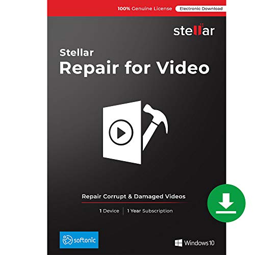 Stellar Repair for Video for Windows|Repair All Damaged Video File formats|1 Device