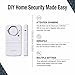 SABRE Door and Window Alarm Kit, 120 dB Alarm, Audible Up To 1,580-Feet (480-Meters), Chime, Away, Home And Panic Modes, Sensors Work On Left And Right Hinged Doors, Low Battery Indicator
