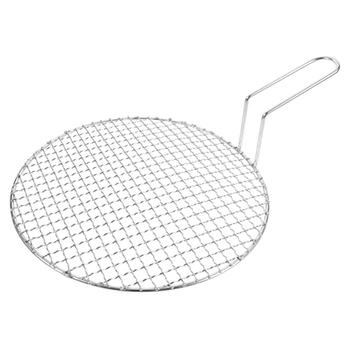 FONDOTIN Stainless Steel Grill Rack Bbq Mesh Net for Grilling Durable Easy to Clean Barbecue Accessory for Vegetables Meat Fish and More