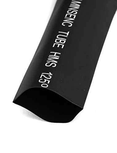 uxcell 2:1 Heat Shrink Tubing Shrinkable Tube Hose Pipe 25mm Dia 1.5Ft Black - Image 2