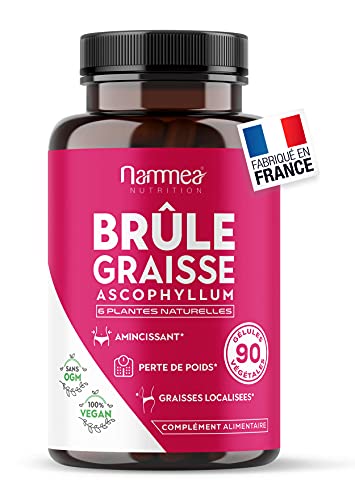 Brûle graisse Ascophyllum NAMMEA NUTRITION Aide à la Perte de poids - Coupe faim - Plantes Naturelles - Programme Minceur et Ebook de 100 recettes Offerts - 90 gélules végétales