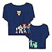 Produktbild Ladies Toy Story Fashion Shirt - Ladies Classic Toy Story Tee - Buzz Lightyear and Woody Crop Top Tee (Navy, Medium)