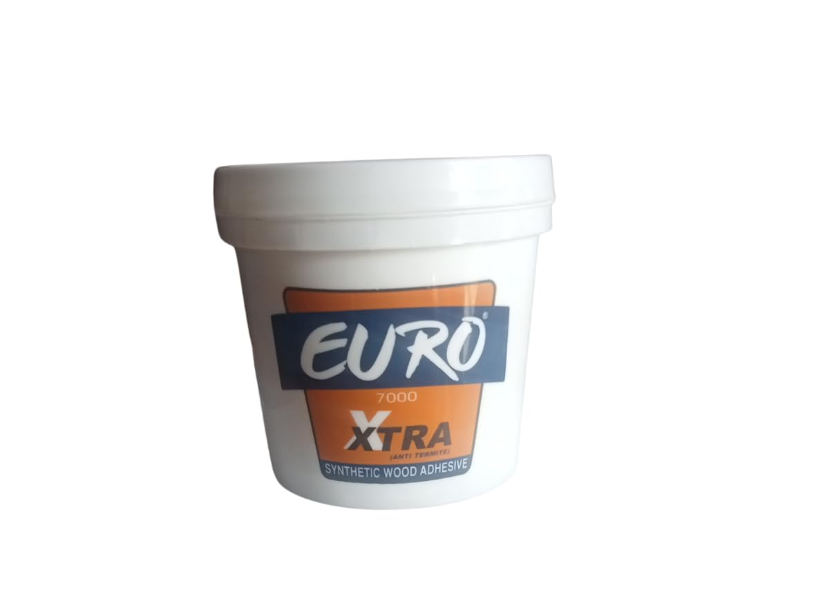 Euro Xtra Synthetic Wood Adhesive, White, for Plywood, MDF, Particle Board, Laminate, Veneers, Waterproof, Heat-Resistant, Anti-Termite, 1 KG Pack, Made in India-image-16