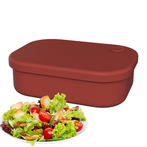 itrimaka Contenitore per il pranzo in silicone, Contenitori in silicone per il pranzo al sacco | Contenitori in silicone riutilizzabili per alimenti con 4 scomparti | Contenitori per la conservazione