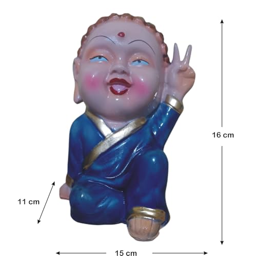 Image of WinsomeCollection Lord Buddha Statue | Home Decoration Items for Living Room | Table Showpiece for TV Unit | Decorative Spiritual Idol | Gift Item | Home Decor