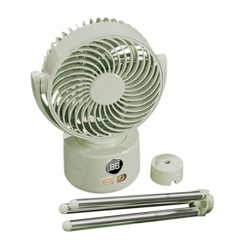 Ventilador de tienda de campaña | Ventilador de pie recargable | Con patas de trípode, ahorro de energía, silencioso, soplador de , plegable para viajes, , playa