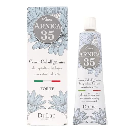 Dulàc - Crema Árnica Fuerte 50 ml Rica en Extractos de Árnica Bio, Pomada Relajante Muscular Ideal para el Masaje de Músculos, Articulaciones, Cervicales, Tendones, Contracturas Musculares