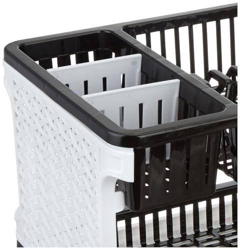 Image of RADIANT Basket Drainer & Dish Drainer Basket for Kitchen /Utensil Stand for Kitchen /Dish Drying Rack with Drainer /Bartan Stand /Dish Rack (2 Tier Dish Rack)