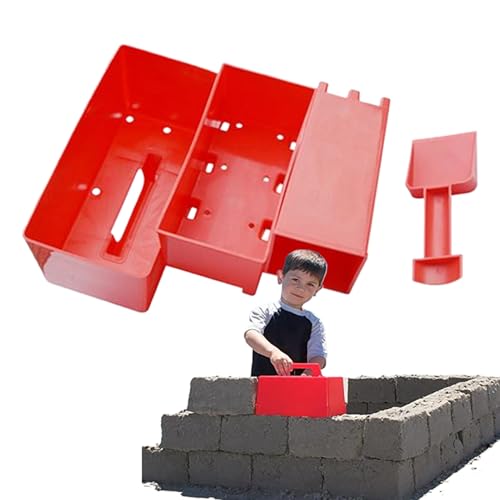 Jouets de plage : kit de 4 moules de briques pour château de sable