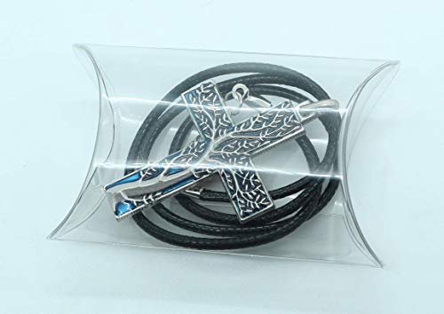 Croce Albero della Vita Azzurro - Pendente