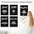 Coume 6 Pack Art Acoustic Panels 12" x 16" Inspirational Self Adhesive Soundproof Wall Panels Motivational Decorative Sound Absorbing Studio Acoustic Treatment Home Decorations(Classic Style)