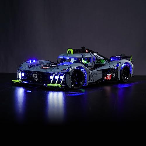 Kit for Lego PEUGEOT 9X8 24H Le Mans Hybrid Hypercar - Image 2