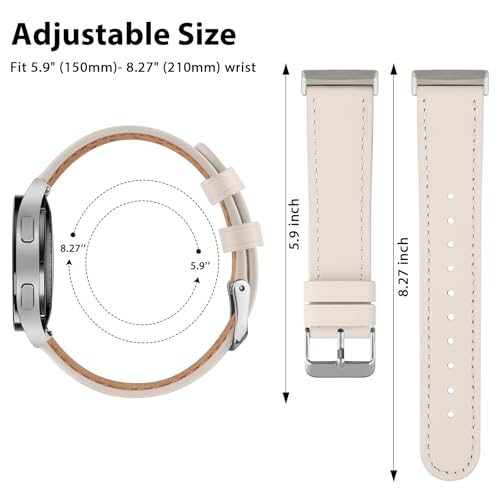 Image of Tobfit Leather 22mm Replacement Band Strap with Metal Buckle for Noise, Fire-Boltt, Boat, Amazfit, beatXp, Samsung Amazfit & Other 22mm Watches