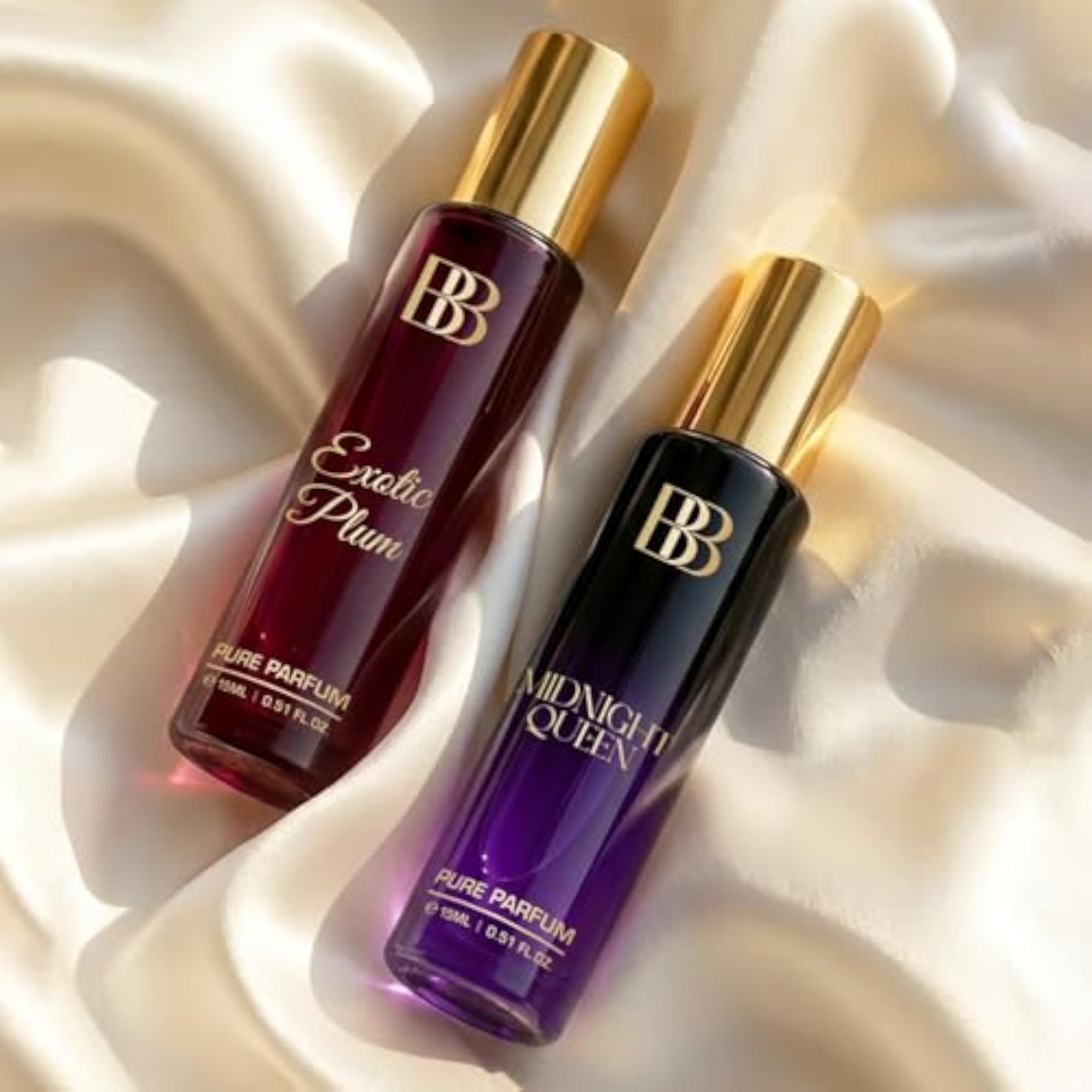 Midnight Queen & Exotic Plum Perfume Luxury Gift Set, 2 x 15ml