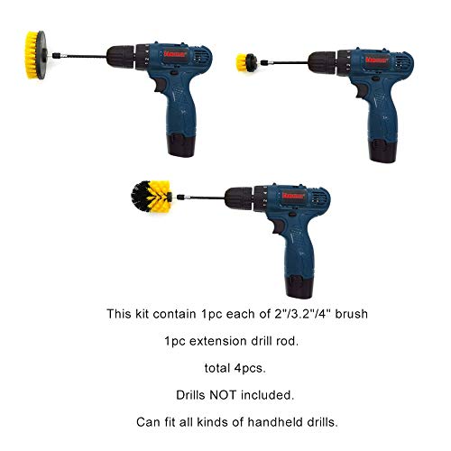 JOMSK Bevestigingsset voor boorborstels booropzetborstelset - stroom-scrubber borstel-reinigingskit - veelzijdigheid… - Image 3