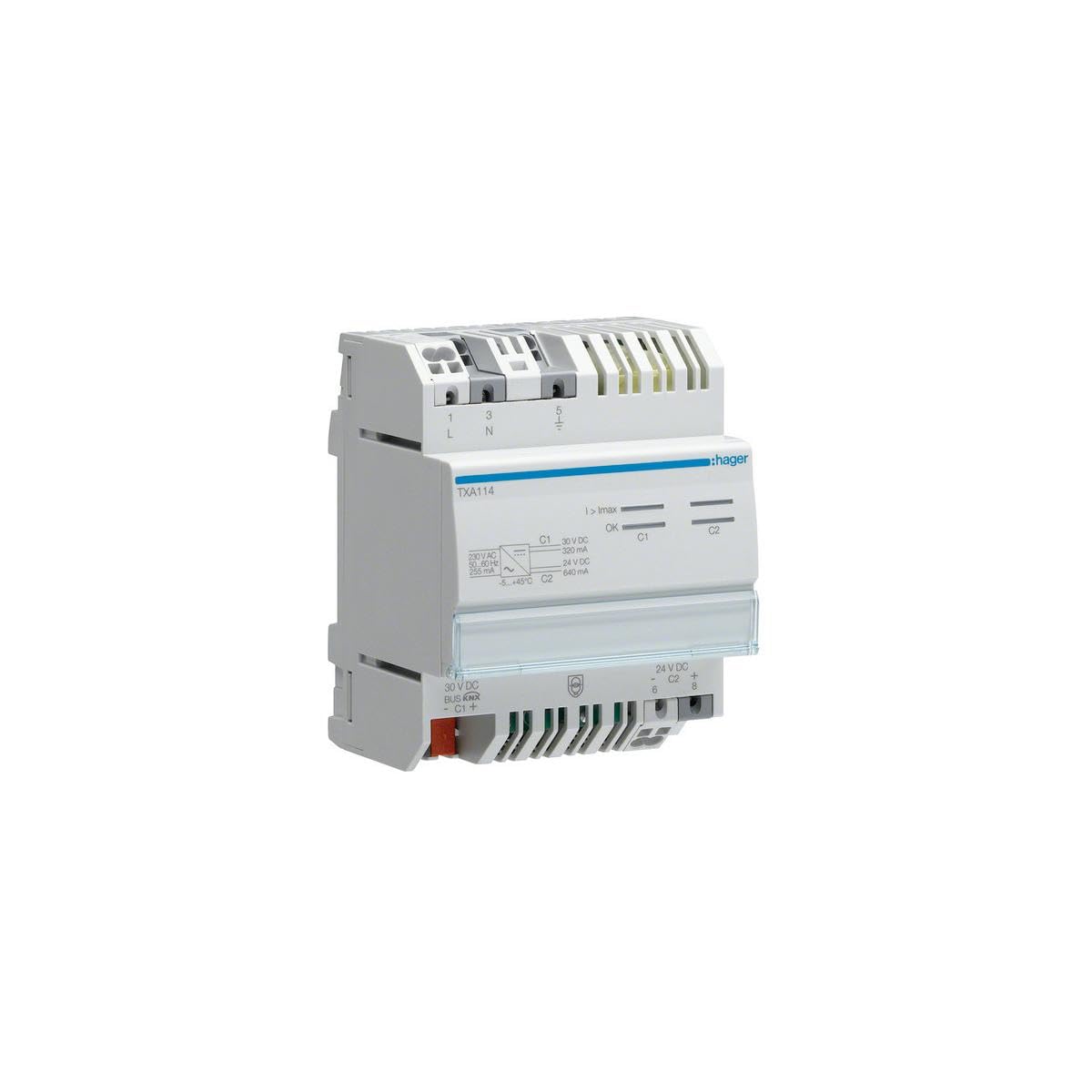 Fuente de alimentación, 30V DC, 320mA + 24V DC, 640 mA