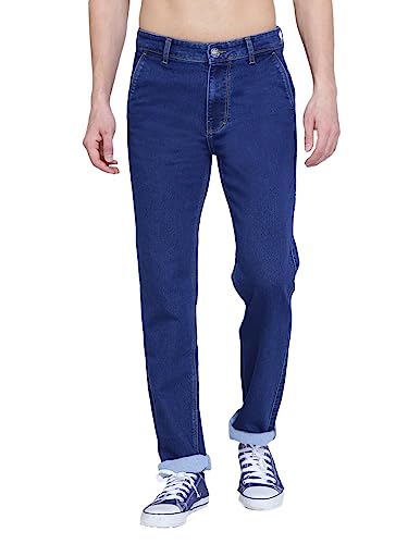 Image of Mid Waist Heavy Weight Stretchable Denim Material Front Cross Pocket Comfort Fit Jeans Pant for Men