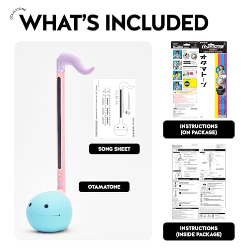 Image of Otamatone Japanese Electronic Musical Instrument Portable Music Synthesizer from Japan by Maywa Denki Educational Fun Gift for Children, Teens & Adults - Black Blue Unicorn Set