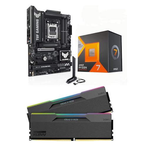Micro Center 3-in-1 Combo: AMD Ryzen 7 7800X3D CPU Processor with ASUS TUF Gaming B850-PLUS WiFi AM5...