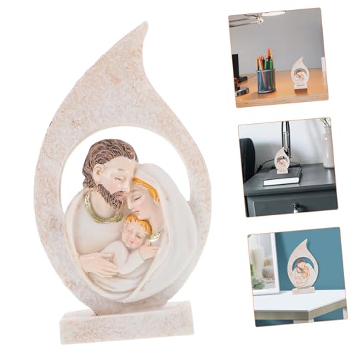 Statues de Jésus Nativité : cadeau religieux chrétien idéal en lot de 4 statues - 8