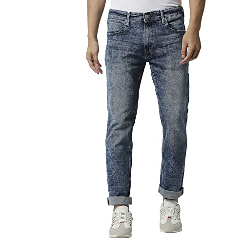 Image of Pepe Limited Edition Collection Light Tone Wash Cotton Stretch Cash Regular Fit Mens Jeans