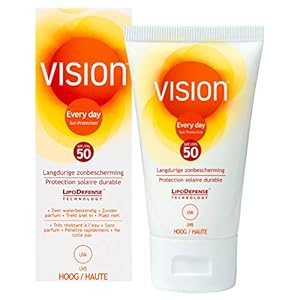 Vision Every Day Sun Protection SPF 50, zonnebrand, voor langdurige zonbescherming, zeer waterbestendig…