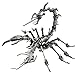 PUOSUO 3D Metal Puzzle Scorpion DIY Model Kit, Puzzle Jigsaw Scorpion King 3D Stainless Steel Ornaments