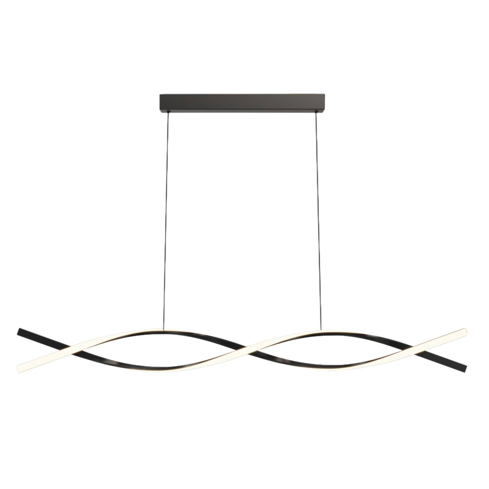 Moderno Led Lamparas Colgantes de Techo, 3000K/4500K/6500K 10%–100% Temperatura de Color Lamparas Colgantes Lineal , Regulador con Control Remoto para Cocina, Sala de estar, Comedor, Dormitorio 120CM Moderno Led Lamparas Colgantes de Techo, 3000K/4500K/6500K 10%–100% Temperatura de Color Lamparas Colgantes Lineal , Regulador con Control Remoto para Cocina, Sala de estar, Comedor, Dormitorio 120CM