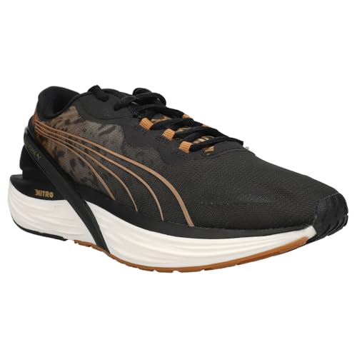 PUMA Womens Run Xx Nitro Safari Glam Sneakers Shoes Casual - Black, Brown - Size 7.5 M2
