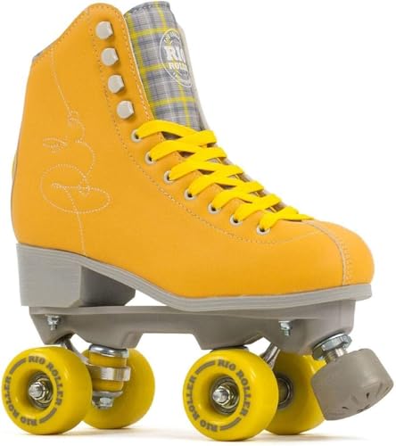 Rio Roller Signature Patins de Patinage Adultes Unisexe, Jaune (Yellow), 40.5 EU