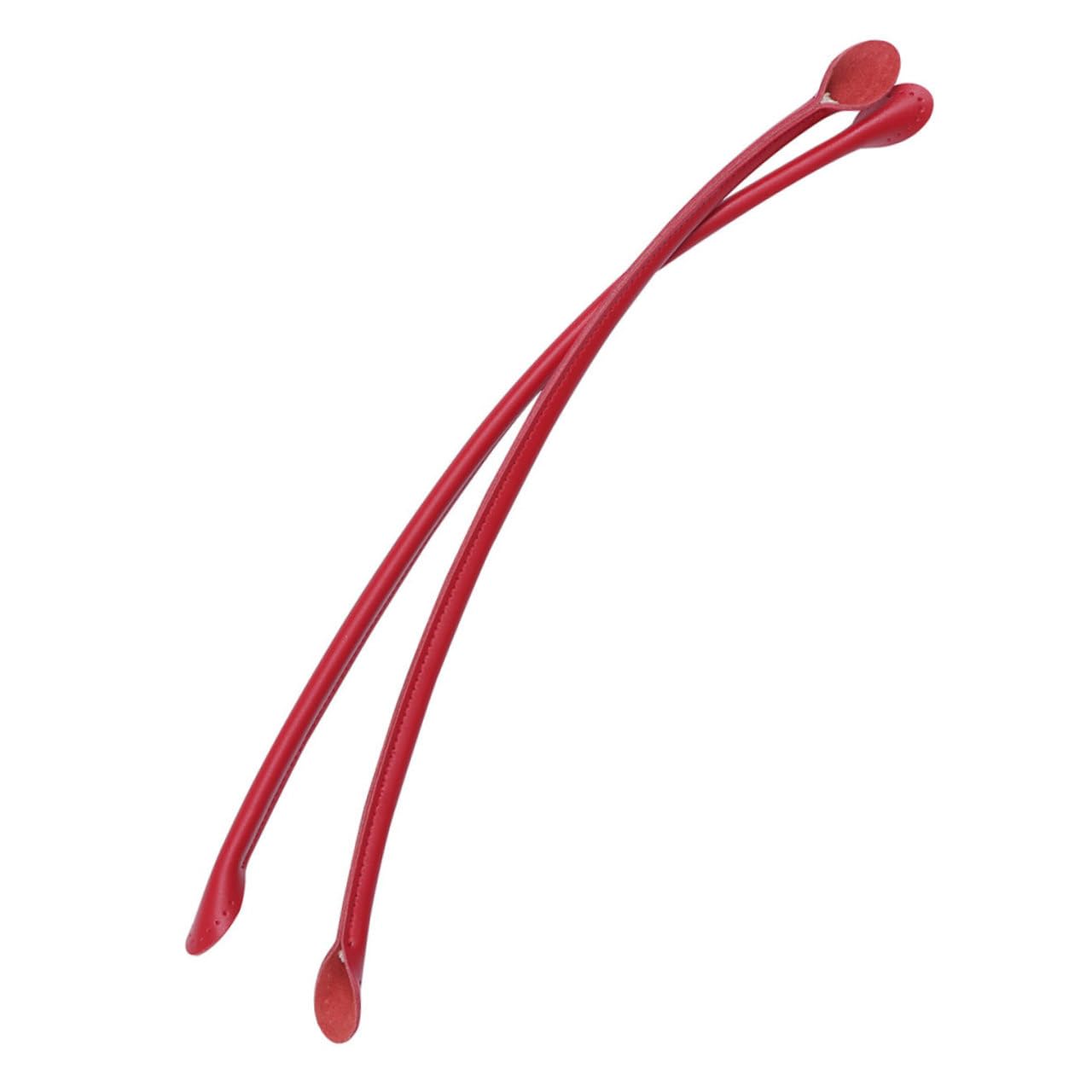 VILLCASE 3pares Correa De Reemplazo Para Bolso De Mano De Cuero De Strap De Moda Diy Rojo Asa Portátil Para Tote Bag y Pouch