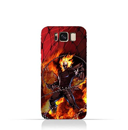 Eimo Samsung Galaxy S8 TPU Protective Silicone Case with Ghost Rider Design