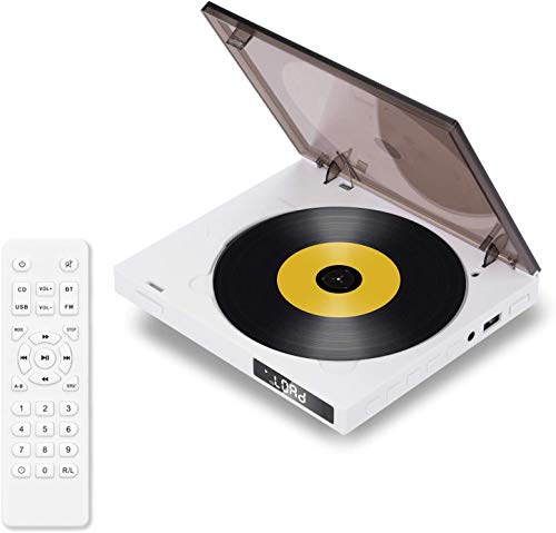 Reproductor de CD Bluetooth, FOCHEA CD Player y Soporte de Escritorio con...