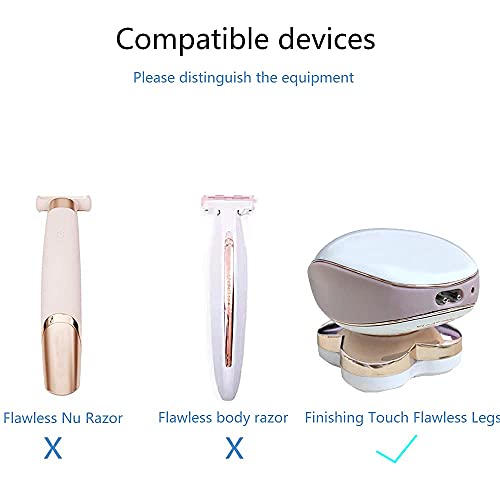 Liansum Replacement Finishing Touch Flawless Legs Charger Cord Ladies Legs Razor Shaver Usb Cable, Women Electric Trimmer 5V Power Cord White (Only For Finishing Touch Flawless Legs) #TOP2