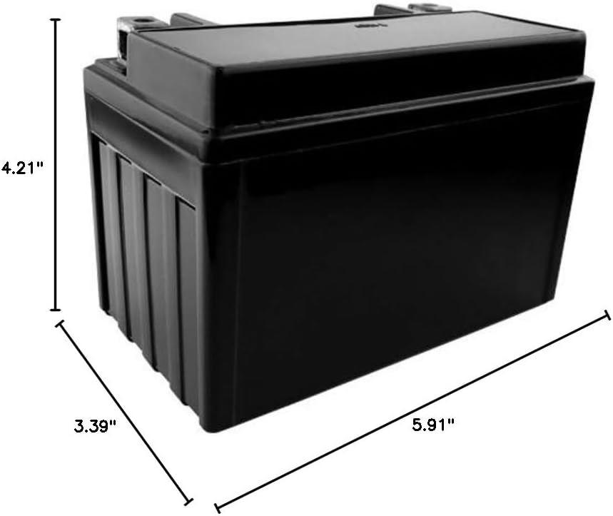 PowerStar AGM Sealed UTX9-BS YTX9-BS Battery for Kawasaki ZX6R Z1000 Ninja Cagiva Raptor