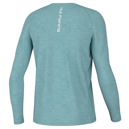 Image of HUK Kids Pursuit Pattern Long Sleeve Shirt, Fishing Shirt for Kids