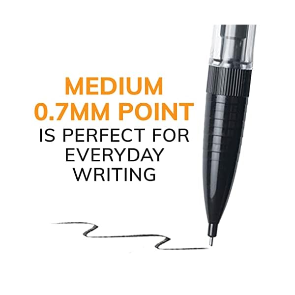 Bic Mechanical Pencils, 40 count, Black barrel with multi color clips by BIC – Bild 5