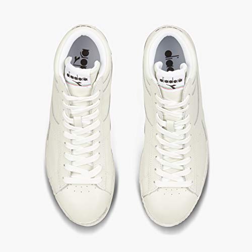 Diadora Unisex Game L High Waxed Hohe Sneaker, Weiß White White White, 44.5 EU