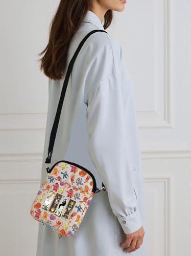 WDW Characters Crossbody Bag The Frog Inspired Gift Miss Piggy Carry on Bag Foolish Mortals Gift (Mupp4Cr)4