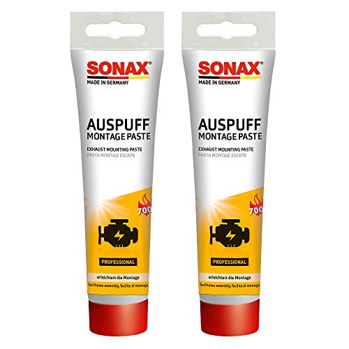 2x 170ml SONAX AUSPUFFMONTAGEPASTE AUSPUFF MONTAGEPASTE MONTAGE PASTE EXHAUST