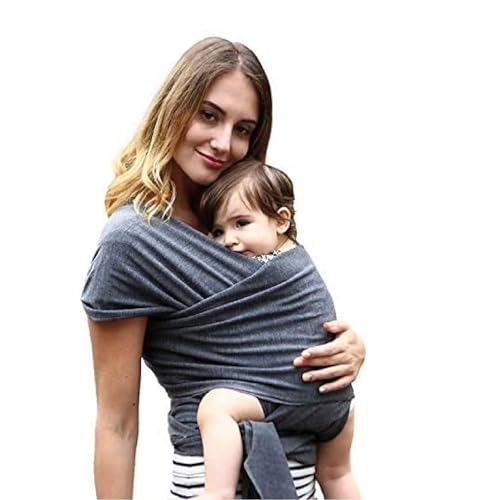 Fascia Porta Bambi Bebè in Cotone Leggero, Marsupio Neonato Bambino Morbido e Confortevole...